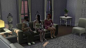 I introduced my new family to an orgy in the sims