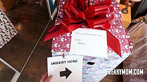 Cheating Stepmom Blare Johnson Gives Christmas Fuck Gift To Not Son, Taboo Pov