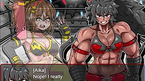 Sb catfight part 3: girls fight, get bound outdoors in anime hentai