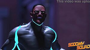 Sodomysquad - Bbc Superhero Shoves His Cock In His Own Ass For A Good Self Fucking