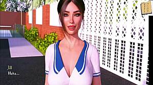 Hot kiss with jill in changing rooms.