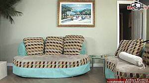 Curvy Brunette Teen With Big Natural Boobs Pick Up Outdoor