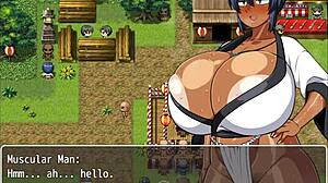 Tanned Girl Natsuki Hentai Game Ep 33 Festival Public Blowgang!