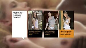 Gorgeous teen explores anal fantasies with small tits!