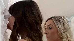 Homemade scene where teens watch porn then have group sex