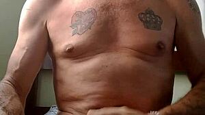 Man engages in intense gay sex. Passionate fucking and exploration.