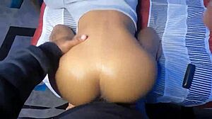 Small USF college girl says, 'Pound my shaved pussy hard!'