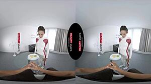 Realitylovers VR: Latex Android Rides Cowgirl