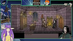 Witch trainer silver part 3 features sexy big tits and monster action!