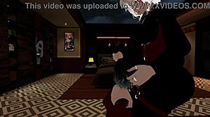 fake police officer gets his cock sucked by femboy in office