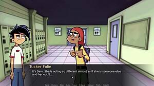 Hot Goth Girlfriend Masturbating Amity Park