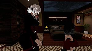 fake police officer gets his cock sucked by femboy in office