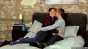 suggestive twinks luke desmond and dylan thorne in 69, anal fucking, and big cumshots