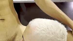 Straight guy sucks monster cock secretly