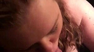 I feel so excited getting cum on my face from a stranger in this pov scene