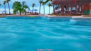 Yor forger bikini pool sex spy x family fantasy