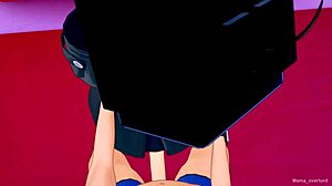 TV woman enjoys playing in the hotel of love.