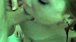 college blonde penny gets wild with patrons in outdoor group fun