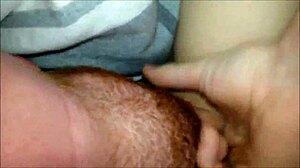 ginger dude dives into her dripping wet pussy in closeup hd
