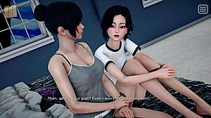 My bully dominates me intensely in this hentai anime