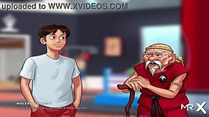 summertimesaga features mature woman in yoga episode 1 24