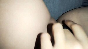 Alone in car, I touch my wet vagina!