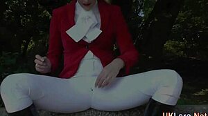 Heeled Brit gets creampied after blowjob and handjob 😍