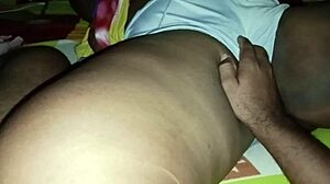 Stepfather licks my fat pussy in amateur bbw video