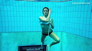 Horny Teen Gets Naked Fast And Shows Her Sexy Body Outdoors