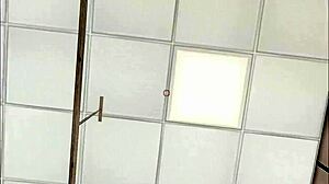 big breast doctor handles old men in wild session