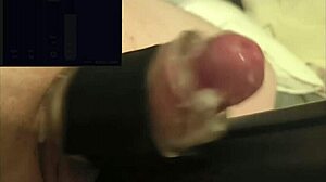 Amateur exposes himself online for multiple ejaculations