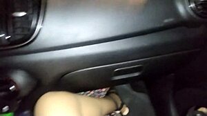 Sensual solo journey in my car, exploring pleasure