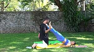 Mexican prostitute seduces yoga teacher for sex