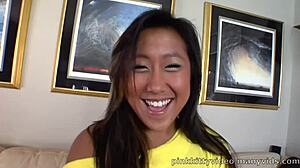 Casual-Narrative Asian teen 18+ cumslut drilled hard. Filled with hot jizz.