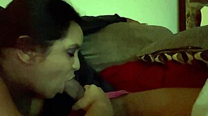 Latina Gives Daddy Sloppy Morning Blowjob And Swallows Cum