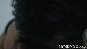 Curly jordan jameson worships huge cock