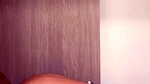 a quickie in the bathroom while my friends are in the living room