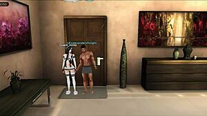 Alexander Light Feels Passion in Imvu Sex Pose