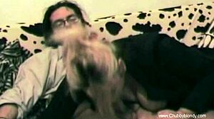 Blonde BBW Cougar Couple Shares Experienced Sex Fun in Italy