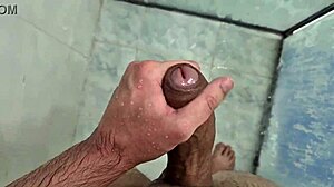 Young Brazilian Invites Neighbor for Bath and Mutual Masturbation