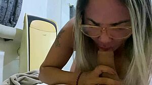 Blonde latina teacher admits she loves giving her big ass