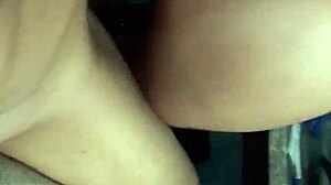 young ebony amateur intensely bounces on massive black cock