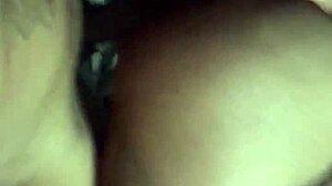 young ebony amateur intensely bounces on massive black cock