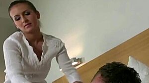 hot massage session with soothing relaxing vibes