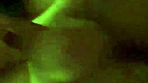 German milf licked and creampied on table