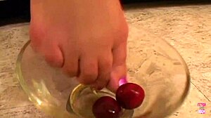 Lovely Brunette Girl Lets Foot Fetish Boyfriend Pleasure Her Pussy And Tits All Night