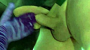 Lucky dude bangs two naughty chicks in hardcore threesome