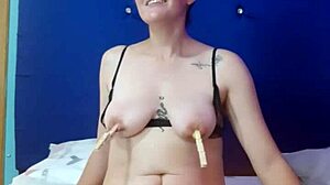 candlelight game with latina in bdsm setting