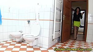 Pee Fetish Slut Gets Fucked Hard