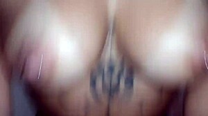 Married Woman Doesn't Waste Time Fucking Monster Cock With Tattoos And Big Ass